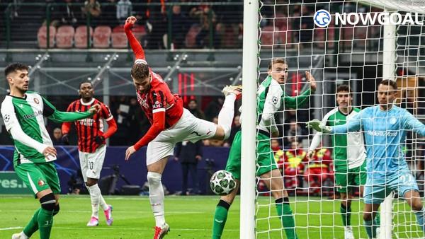 Milan was eliminated by Feyenoord with an aggregate score of 1-2