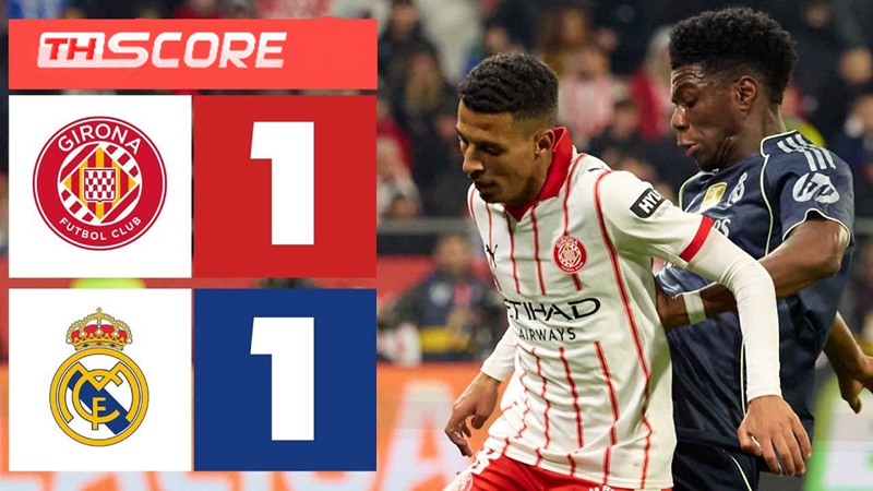 ​ไร้ชัย 3 นัดติด! เรอัล มาดริด เจ๊า กิโรน่า 1-1 ตามหลังบาร์ซ่า 6 แต้ม