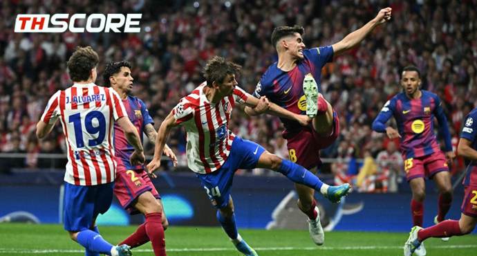 ยูฟ่าแชมเปียนส์ลีก - แอตเลติโก้ มาดริด 1-2 บาร์เซโลน่า