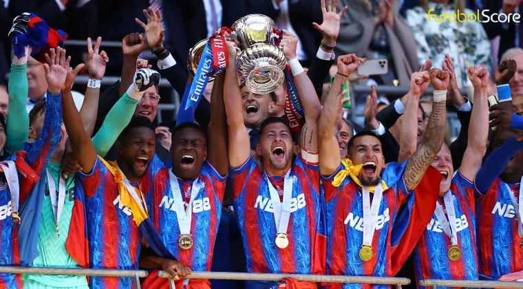 Goleiro brilha, Crystal Palace de Textor supera City e conquista título inédito da Copa da Inglaterra