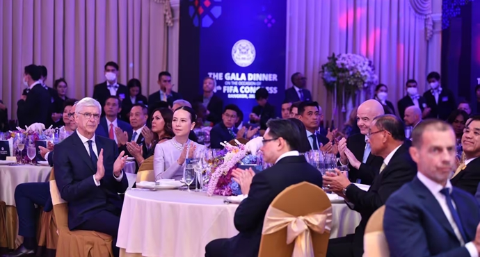 รัฐบาลไทย เปิดทำเนียบเลี้ยงต้อนรับงานประชุม ฟีฟ่า คองเกรส ครั้งที่ 74