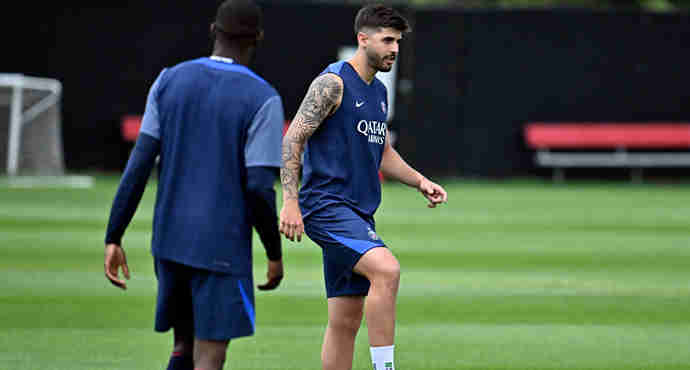 ภาพการฝึกซ้อมก่อนเกม: เชลซี VS ปารีส แซงต์ แชร์กแมง ในศึกฟีฟ่าคลับเวิลด์คัพ