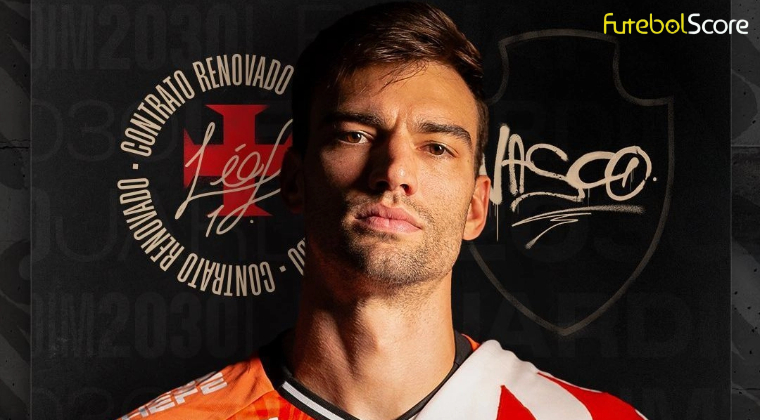 Vasco confirma renovação com goleiro Léo Jardim até 2030