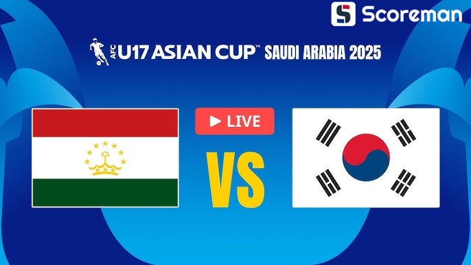 4월15일 AFC U-17 아시안컵 - 타지키스탄 U17 VS 대한민국 U17 축구 분석 프리뷰