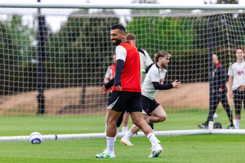 ภาพการฝึกซ้อม: ลิเวอร์พูลเตรียมพร้อมสำหรับเกมสุดท้ายที่แอนฟิลด์พบกับคริสตัล พาเลซ