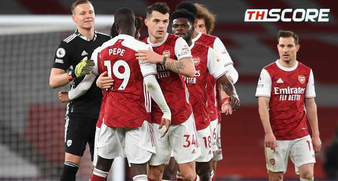 อาร์เซนอลพลิกกลับมาชนะสเปอร์ส 2-1 หลังจ่าฝูงแค่ 4 แต้ม