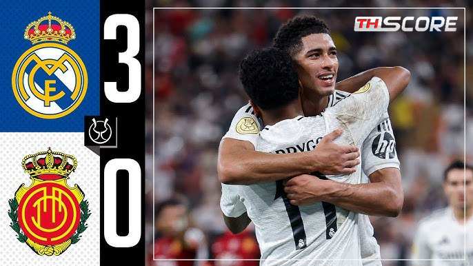 ผลบอล⚽เรอัลมาดริด 3-0 มายอร์ก้าผ่านเข้ารอบชิงชนะเลิศซูเปอร์คัพสเปน