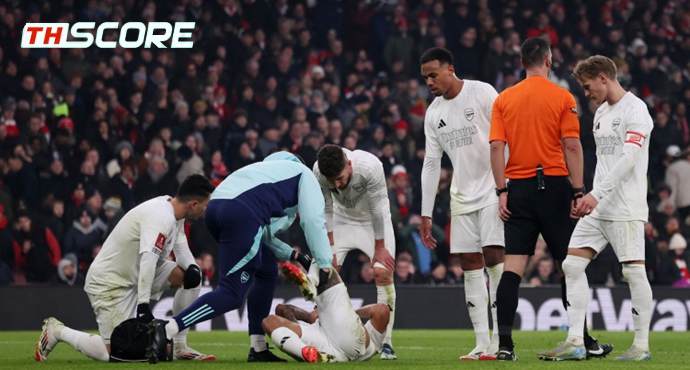 เสาหลักพัง! อาร์เซนอลเสียเจซัส โอกาสลุ้นแชมป์ริบหรี่