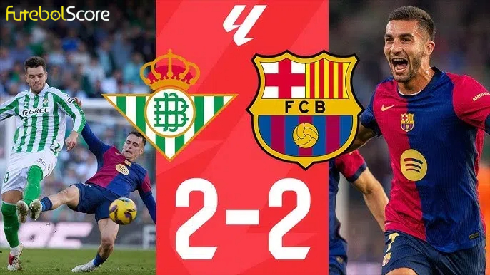 Barcelona sofre empate do Betis no final e reencontra Vítor Roque em La Riga