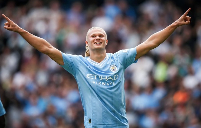 ​เออร์ลิ่งฮาแลนด์ในแมนเชสเตอร์ซิตี้มีส่วนร่วมกับประตู 50 ประตู