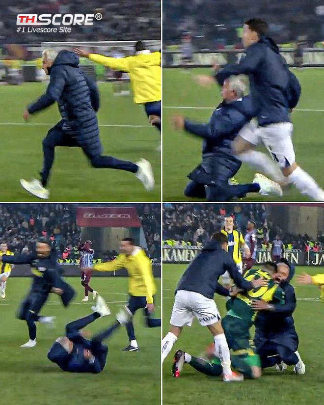 ​ชัยชนะสุดหวุดหวิด! มูรินโญ่วัย 61 ปีลื่นคว่ำขณะฉลองชัยชนะ โกรธ VAR สุดขีด