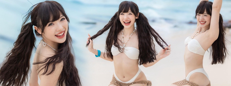 พลอยชมพู เสิร์ฟลุคแซ่บต่อเนื่อง ล่าสุด นุ่งบิกินี่สีขาวแข่งกับผิวอยู่ริมหาดกระบี่