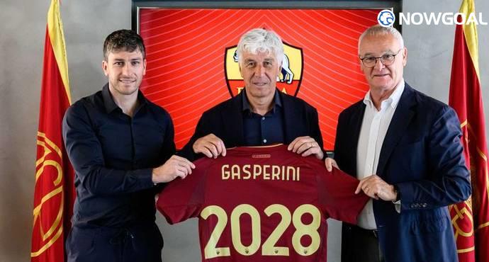 Gian Piero Gasperini Takes Charge of AS Roma on Three-Year Deal