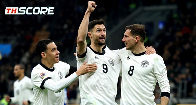 ยูฟ่าเนชันส์ลีก - เยอรมนีชนะอิตาลีด้วยสกอร์รวม 5-4 ผ่านเข้ารอบ 4 ทีมสุดท้าย