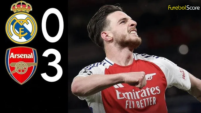 Arsenal marca dois golaços incríveis, domina o Real Madrid sem piedade e deixa o atual campeão em uma situação extremamente complicada na Champions