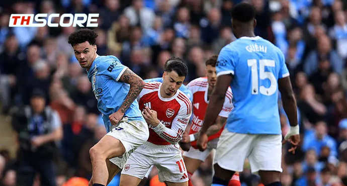 พรีเมียร์ลีก - แมนซิตี้ 2-1 อาร์เซน่อล