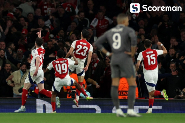 레알마드리드, 아스널전 0-3 참패...UCL 4강 진출 적신호