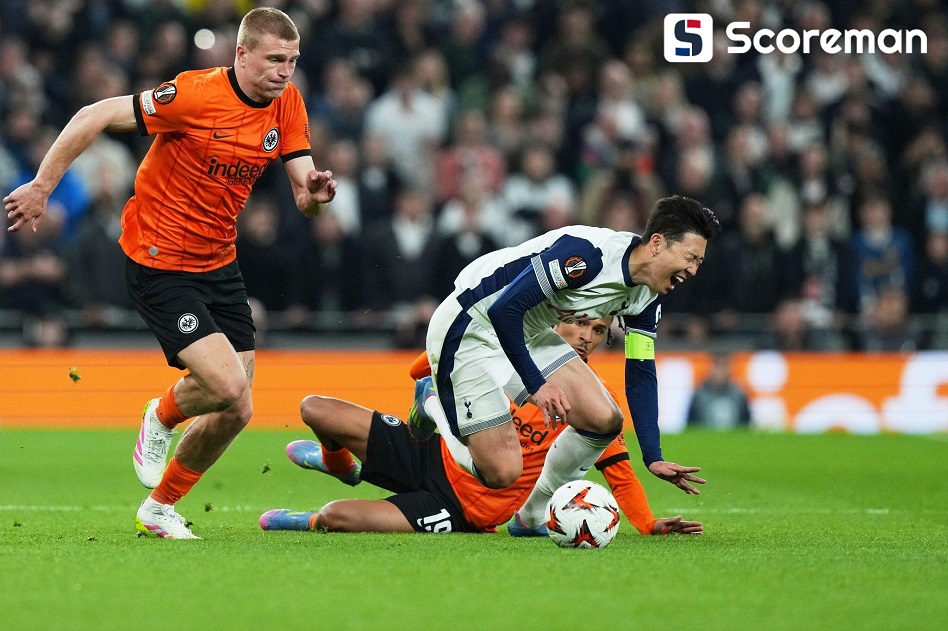 ‘손흥민 80분' 토트넘, 유로파리그 8강 홈 1차전 아쉽게 무승부