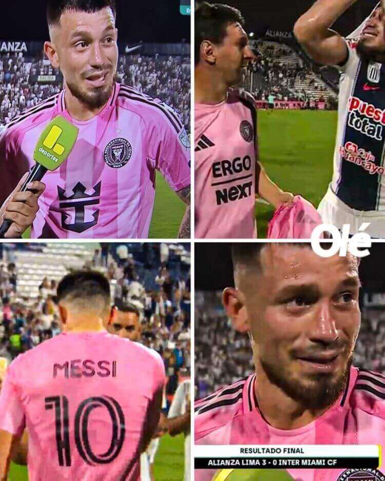 Cầu thủ Alianza Lima đổi áo với Messi: Giấc mơ trở thành hiện thực, anh ấy là thần tượng của tôi