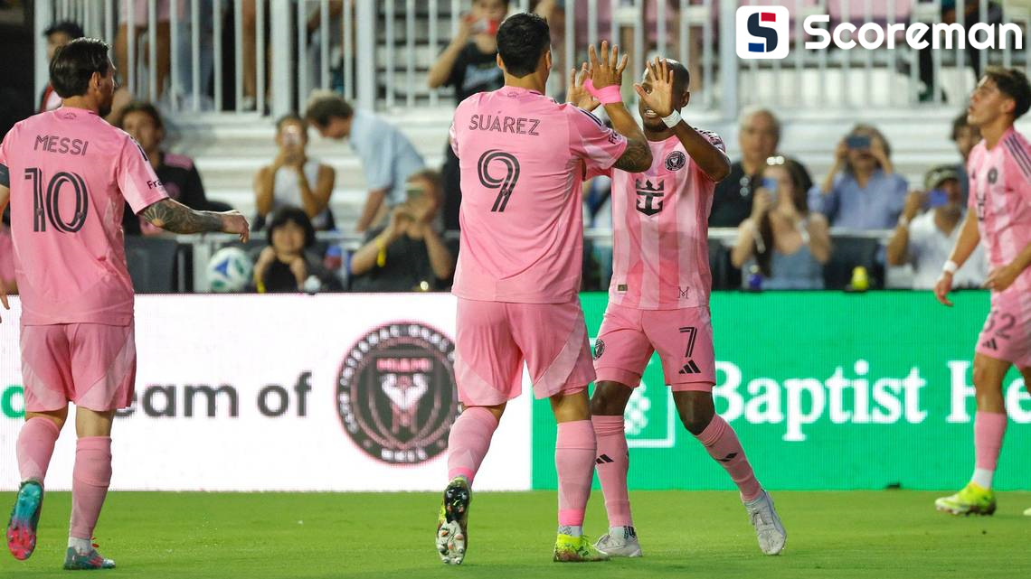 인터 마이애미, 뉴욕 레드불스에 4-1 대승...3연패 탈출
