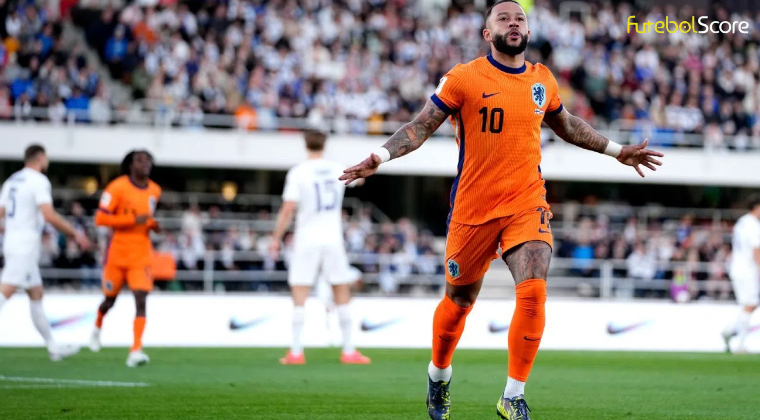 Holanda estreia com vitória sobre a Finlândia nas eliminatórias europeias para a Copa do Mundo, com gol de Memphis Depay