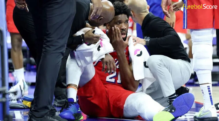 Joel Embiid desfalca o resto da temporada da NBA por lesão no joelho