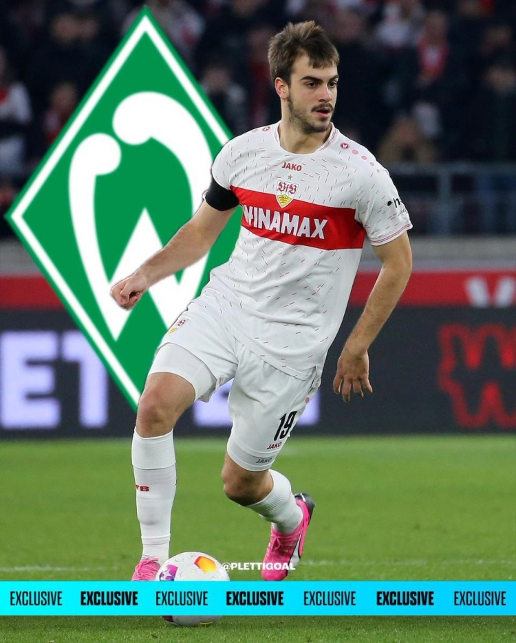 Thương vụ cho mượn tiền đạo 20 tuổi Milosevic của Stuttgart sang Werder Bremen trong nửa mùa giải đã được hoàn tất
