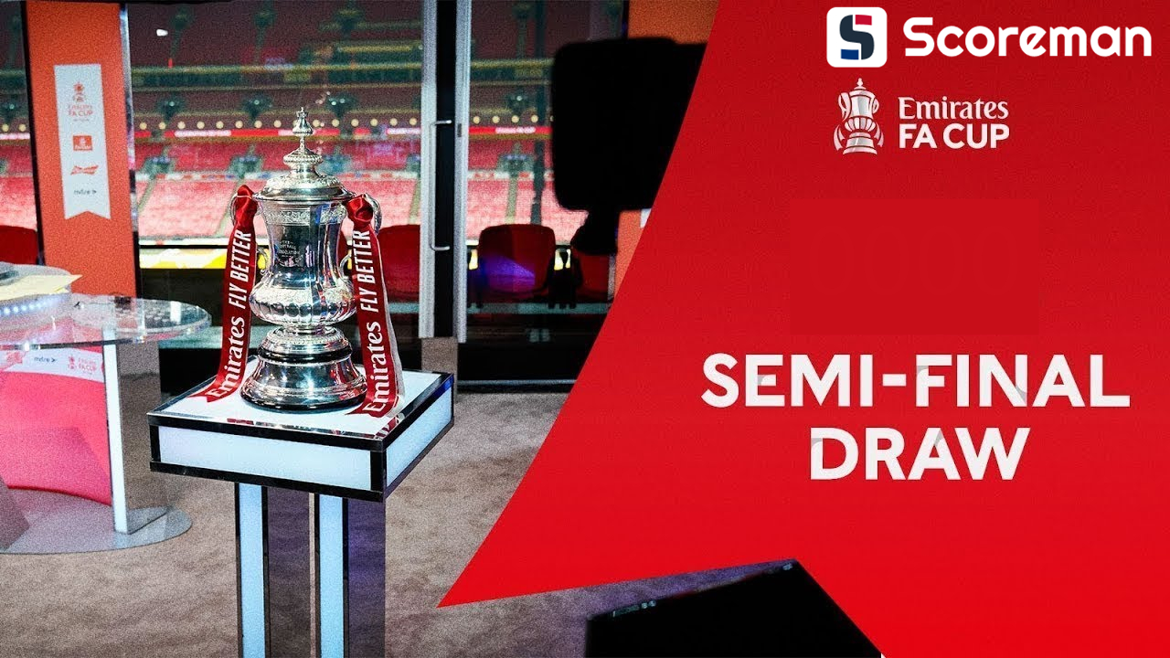 '노팅엄 vs 맨시티'·'팰리스 vs 빌라'… FA컵 준결승 대진 확정