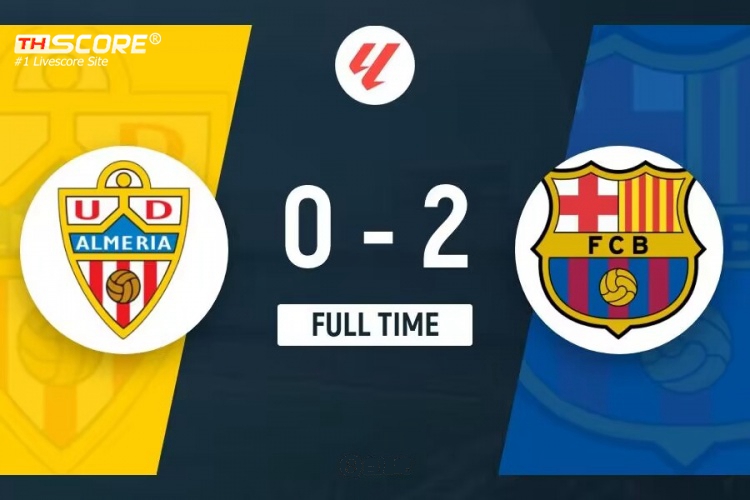 บาร์เซโลน่า 2-0 อัลเมเรีย ชนะ 2 เกมติดต่อกัน และจะผ่านเข้ารอบสแปนิช ซูเปอร์ คัพ หากชนะในรอบต่อไป