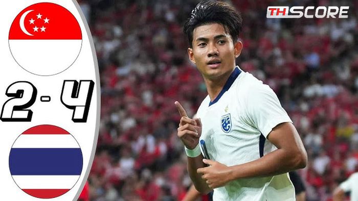 สิงคโปร์ VS ไทย 2-4 : ช้างศึกรัวแซงดับลอดช่อง การันตีเข้ารอบอาเซียน คัพ