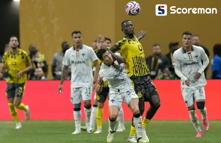 도르트문트, 2-1 몬테레이 제압 클럽월드컵 8강행... 기라시 '멀티골'