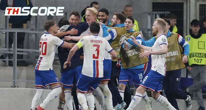 สุดยอด❗ หมู่เกาะแฟโร (136) ชนะ เช็ก (39) 2-1 คว้าชัยคัดบอลโลก 3 นัดรวด