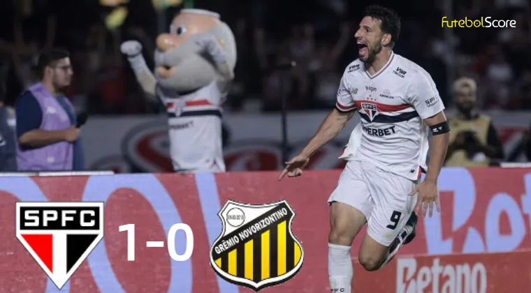 Trio Oscar, Lucas e Calleri brilha, São Paulo derrota Novorizontino e enfrentará Palmeiras na semifinal do Paulistão