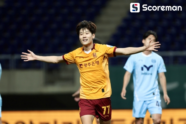 광주FC, 대구에 2-1 '승'..2연승에 3위까지 올랐다