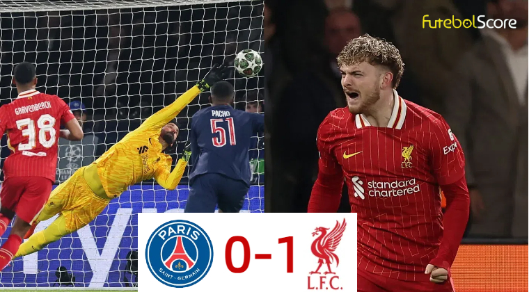PSG esbarra em noite mágica de Alisson, Liverpool marca no fim e sai na frente na Champions
