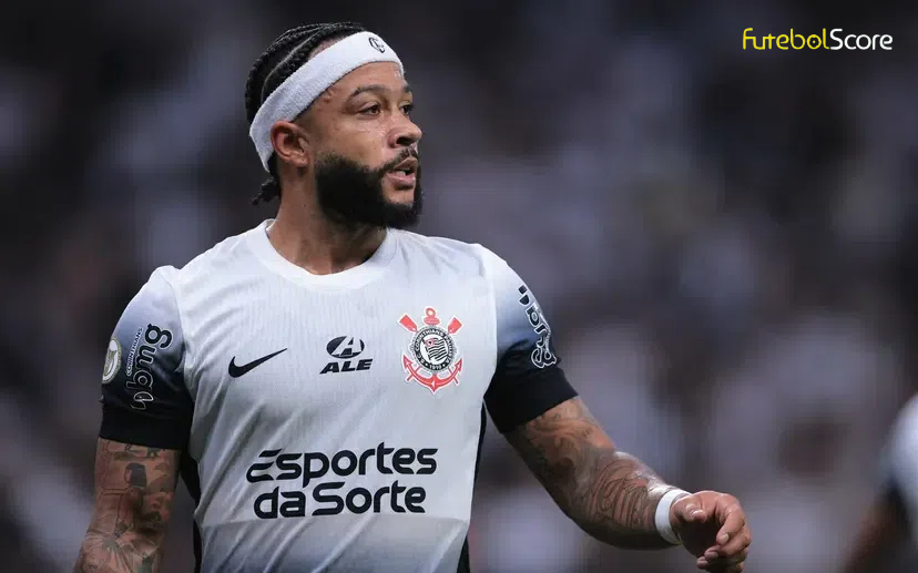 Memphis Depay explica homenagem a Neymar e já projeta Corinthians x Santos: 'Espero vencer de novo'