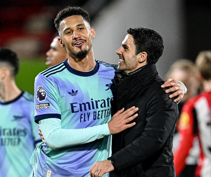 Catching up? Arsenal continue to close in on Liverpool with one more game and six points from the top of the table