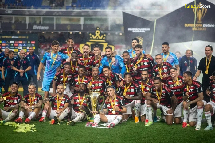 O Flamengo venceu o Botafogo e conquistou a Supercopa graças a Bruno Henrique e ao segundo gol de Luiz Araújo