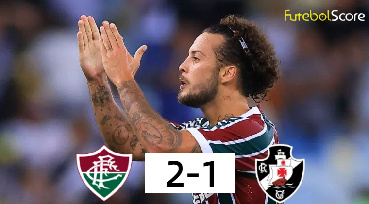 Guga brilha com golaço, Fluminense supera Vasco de virada e se aproxima do G-4 no Brasileirão