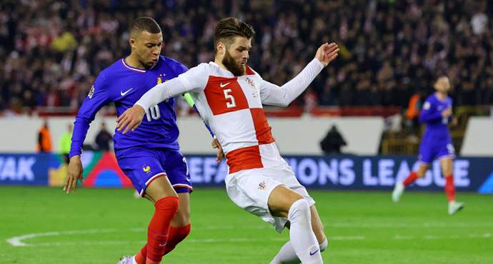 ฝรั่งเศสผ่านเข้ารอบ 4 ทีมสุดท้ายเนชั่นส์ลีก! ชนะโครเอเชียด้วยสกอร์รวม 7-6