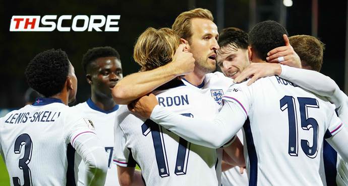 ฟุตบอลโลก รอบคัดเลือก โซนยุโรป - ลัตเวีย 0-5 อังกฤษ