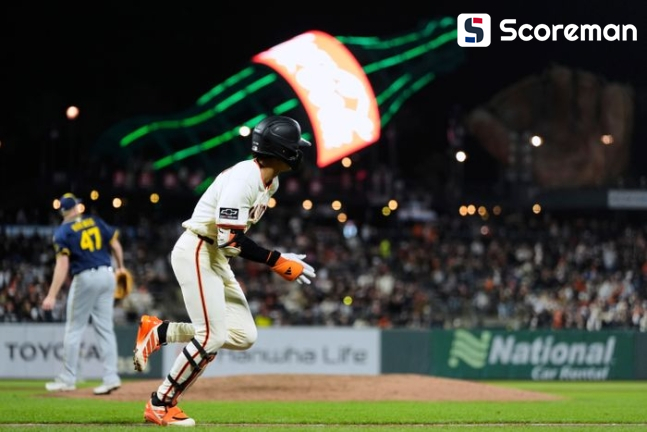 샌프란시스코, 밀워키전 5-2 승...이정후 '8타석 무안타'