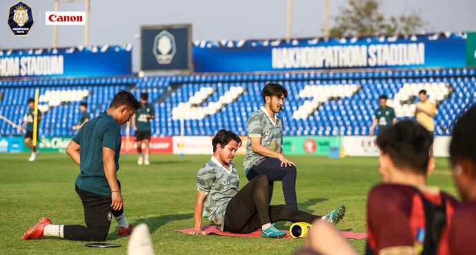 ภาพบรรยากาศการฝึกซ้อมของเหล่าขุนพล