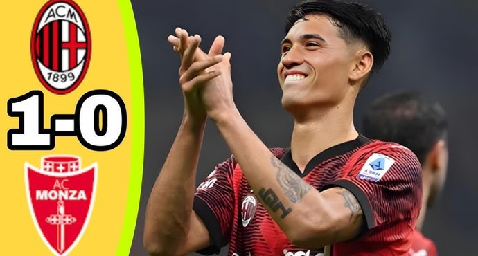 เซเรียอา - เอซี มิลาน ชนะ มอนซ่า 1-0 ขึ้นไปอยู่อันดับ 7 ชั่วคราว