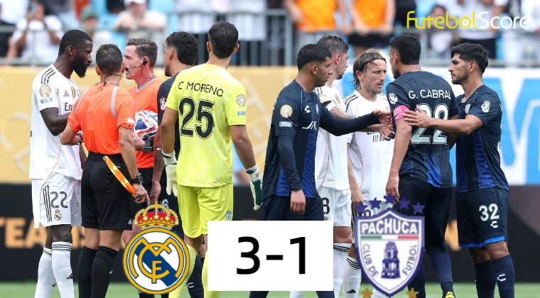 Defensor do Real Madrid faz denúncia, e árbitro brasileiro ativa protocolo antirracista no Mundial de Clubes