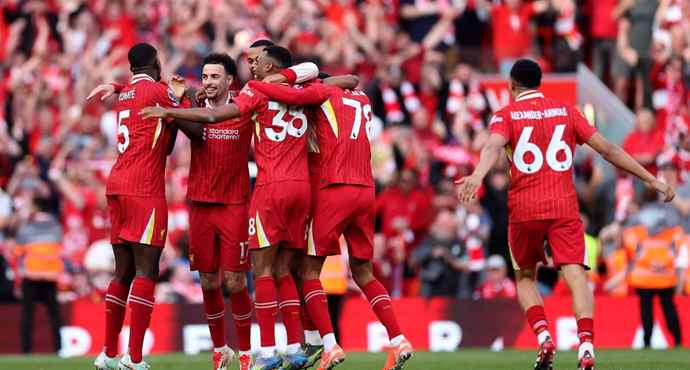 ความสุขล้น Anfield ฉลองแชมป์ลีกของลิเวอร์พูล