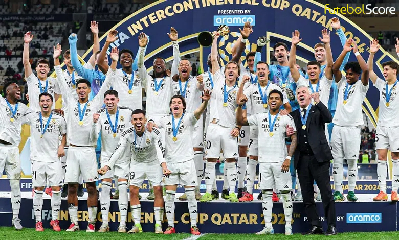 O Real Madrid derrota o Pachuca por 3 a 0 e vence a Copa Intercontinental de Clubes da FIFA