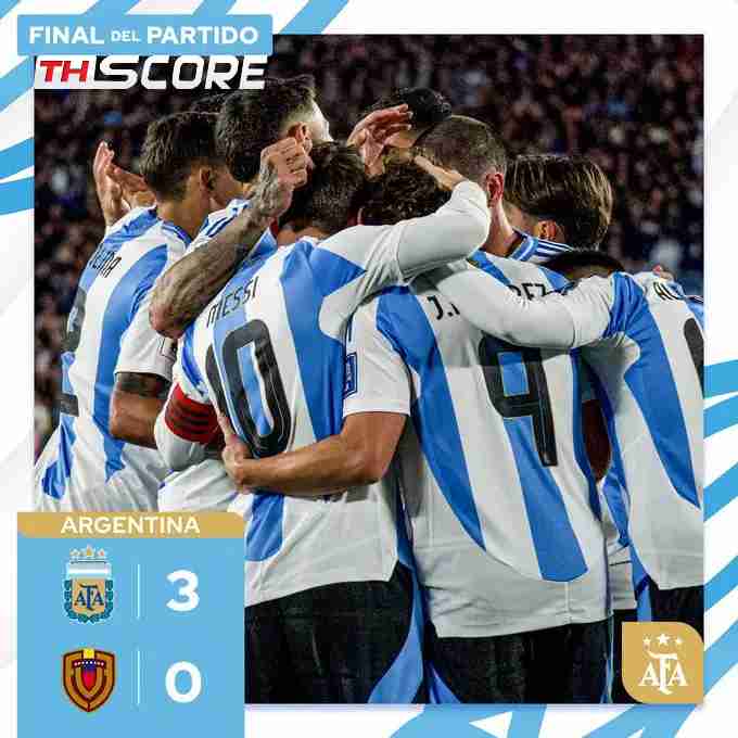 เมสซี่เหมาสอง! อาร์เจนตินาฟอร์มดุอัดเวเนซุเอลา 3-0 ศึกคัดบอลโลก