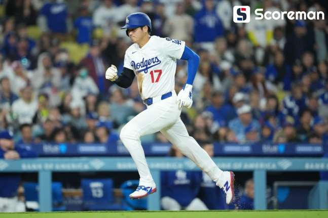 다저스, 콜로라도전 5-3 승리…오타니, 시즌 5호포 폭발
