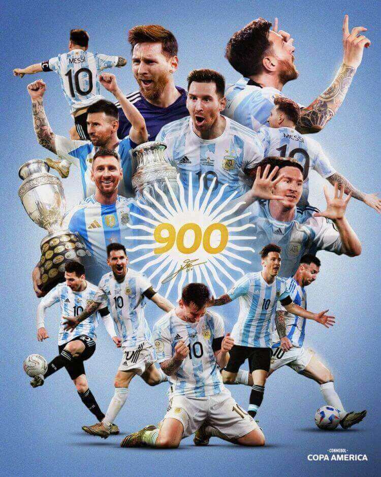 Lionel Messi chạm mốc 900 bàn thắng, Copa America gửi lời chúc mừng